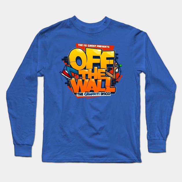 Off The Wall Long Sleeve T-Shirt by isi group